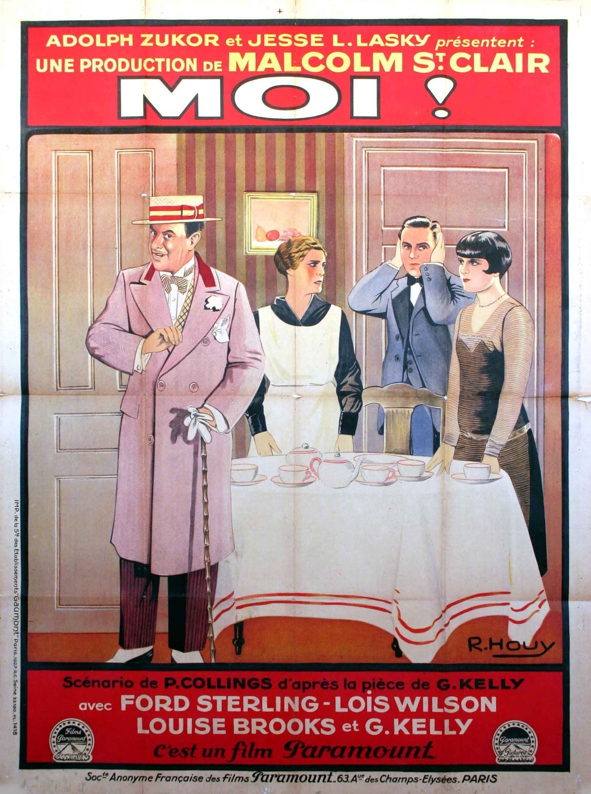 1926 The Show-Off French Poster