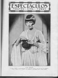 1929 Blanco y Negro Louise Brooks Inside Cover