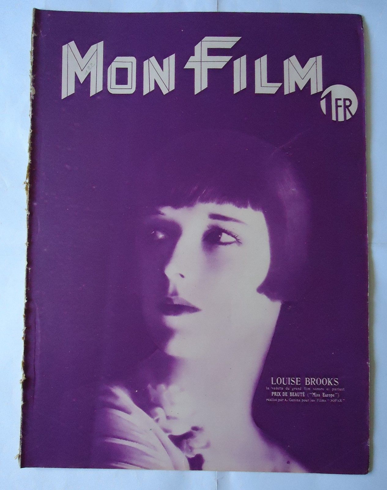1929 Mon Film Louise Brooks Cover - 01