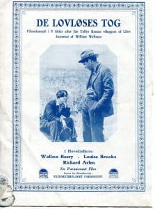1928 Beggars of Life Danish Movie Program