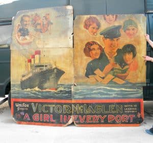 1928 A Girl in Every Port Billboard Poster with Original Artwork