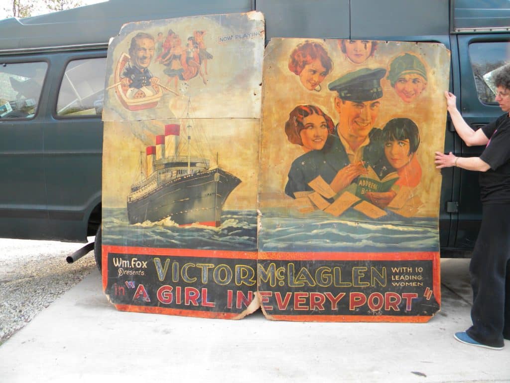 1928 A Girl in Every Port Billboard Poster with Original Artwork b