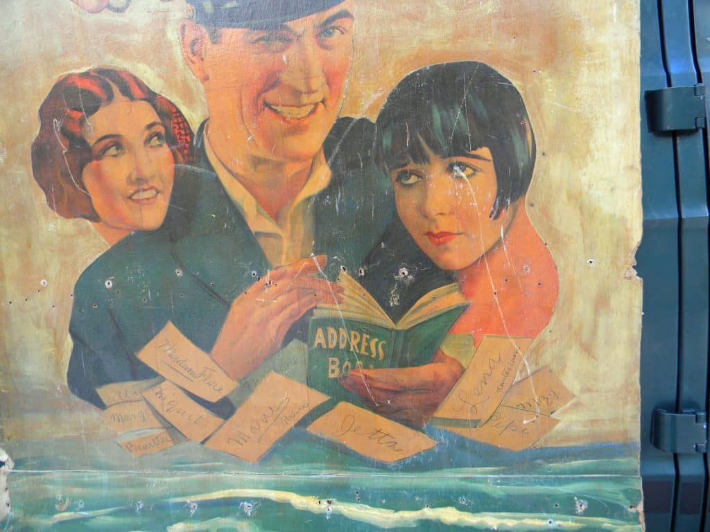 1928 A Girl in Every Port Billboard Poster with Original Artwork e