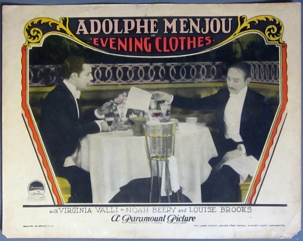 1927 Evening Clothes Lobby Card - 01