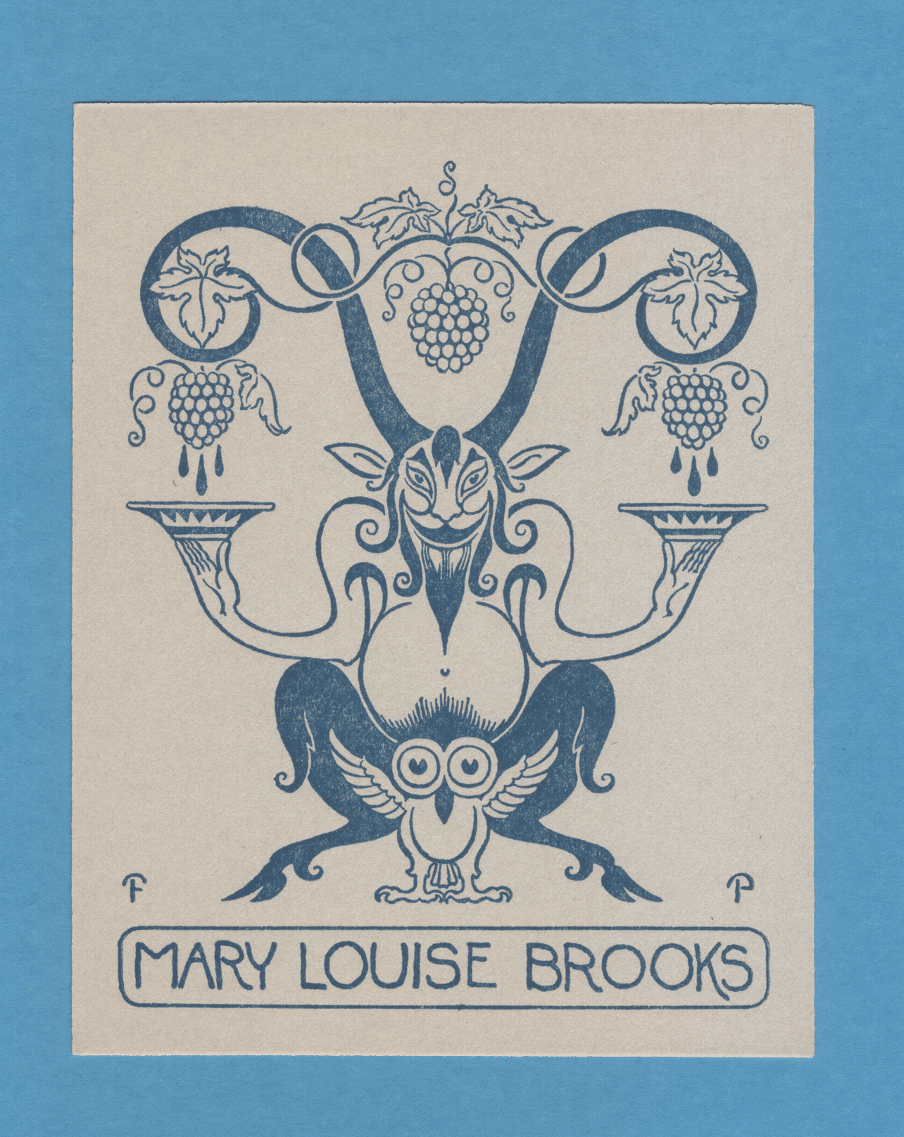 Louise Brooks Personal Bookplate