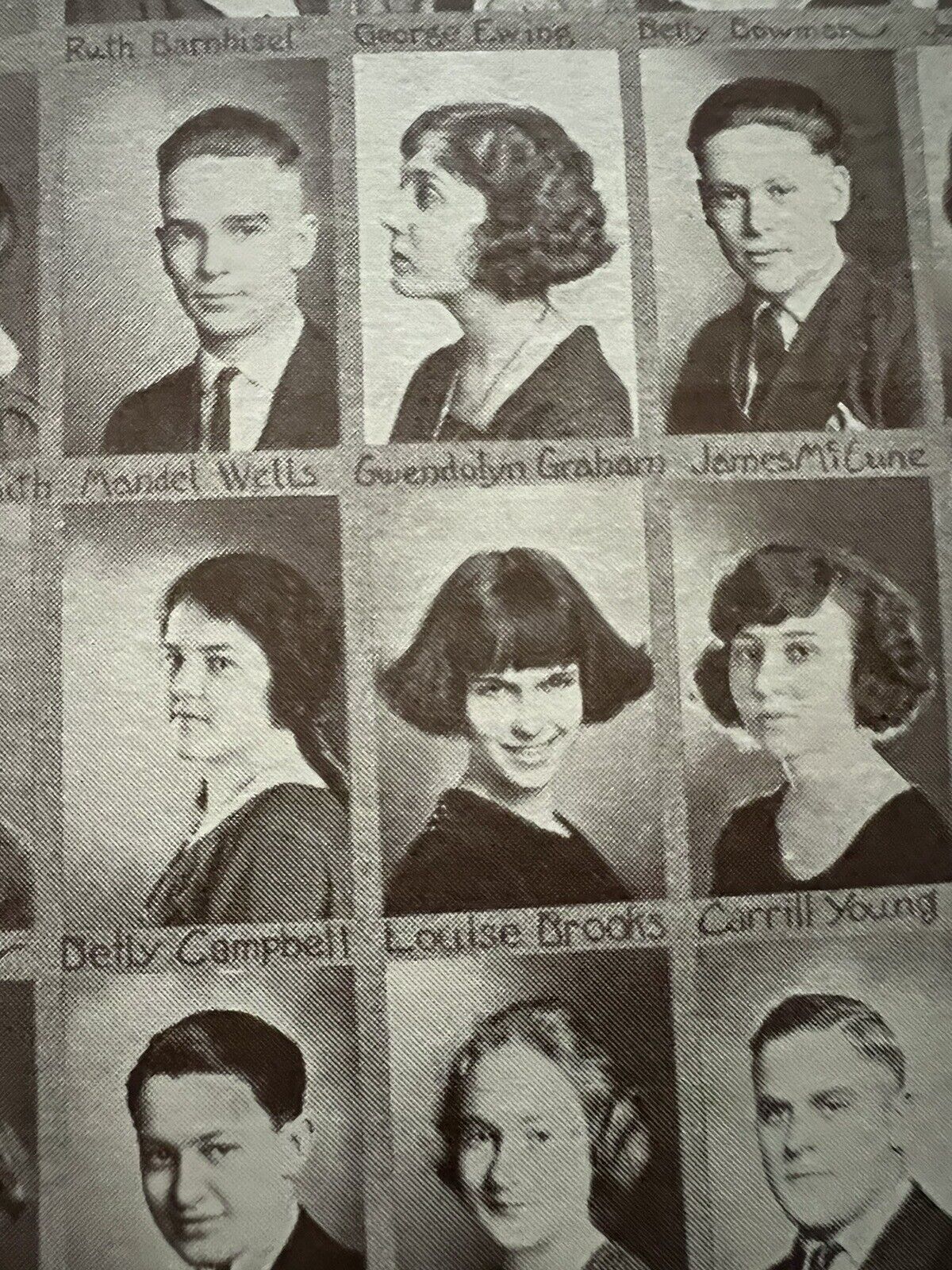 1922 Louise Brooks The Wichitan Yearbook
