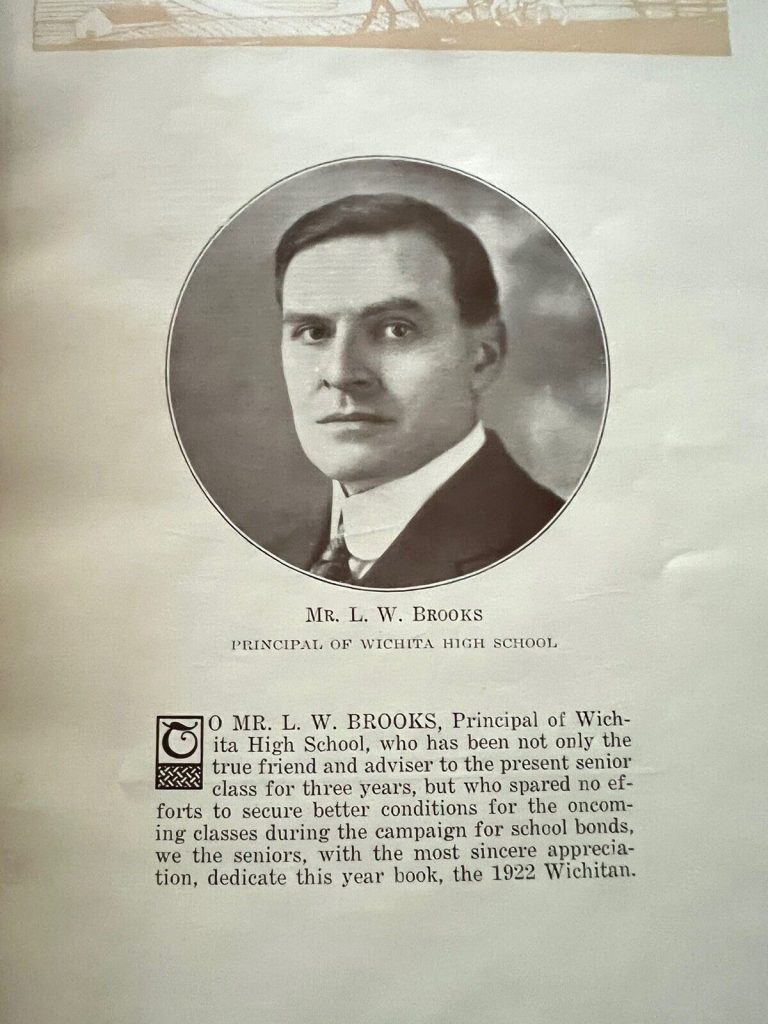 1922 Louise Brooks The Wichitan Yearbook 01k